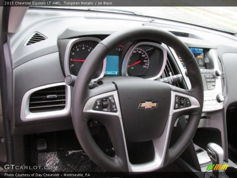 Tungsten Metallic / Jet Black 2015 Chevrolet Equinox LT AWD