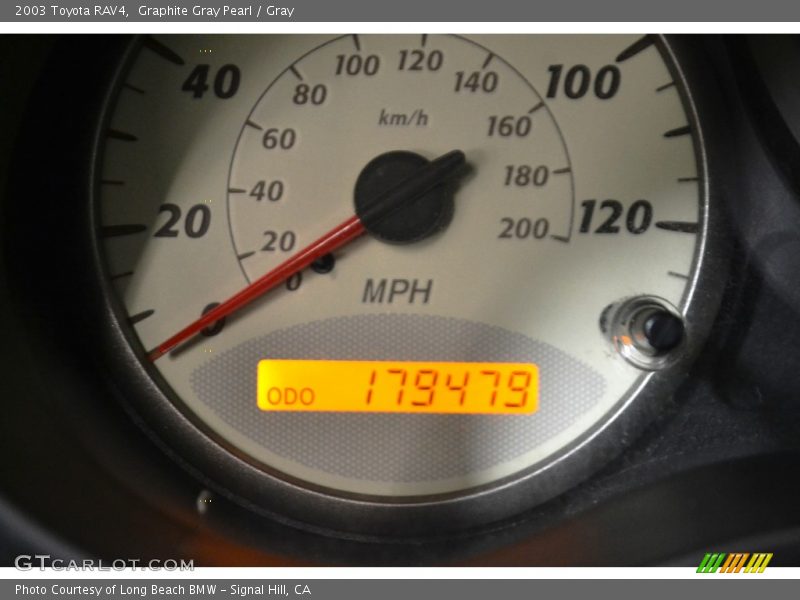 Graphite Gray Pearl / Gray 2003 Toyota RAV4