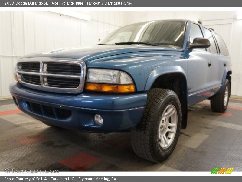 Atlantic Blue Pearlcoat / Dark Slate Gray 2003 Dodge Durango SLT 4x4