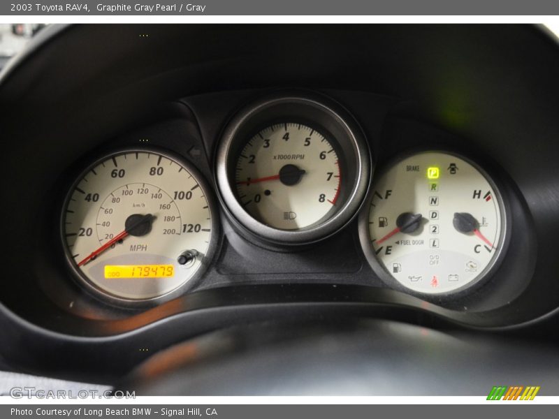 Graphite Gray Pearl / Gray 2003 Toyota RAV4