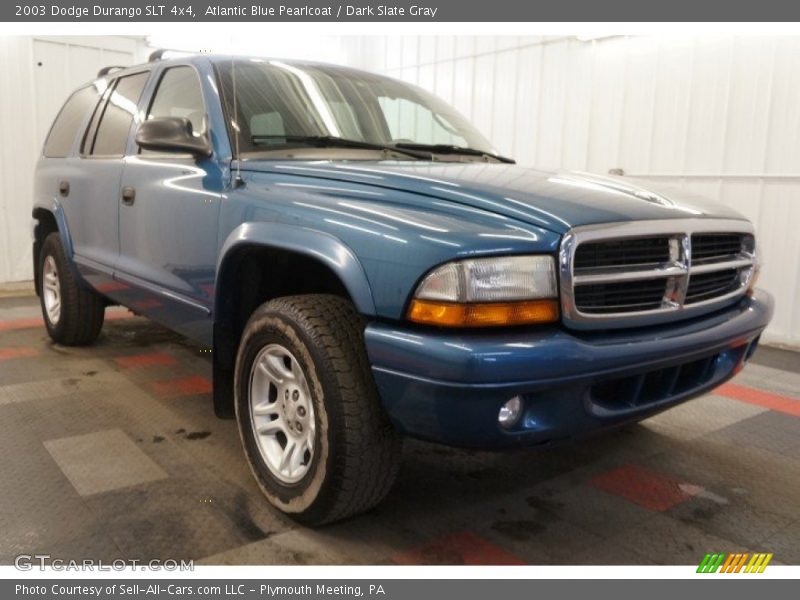 Atlantic Blue Pearlcoat / Dark Slate Gray 2003 Dodge Durango SLT 4x4