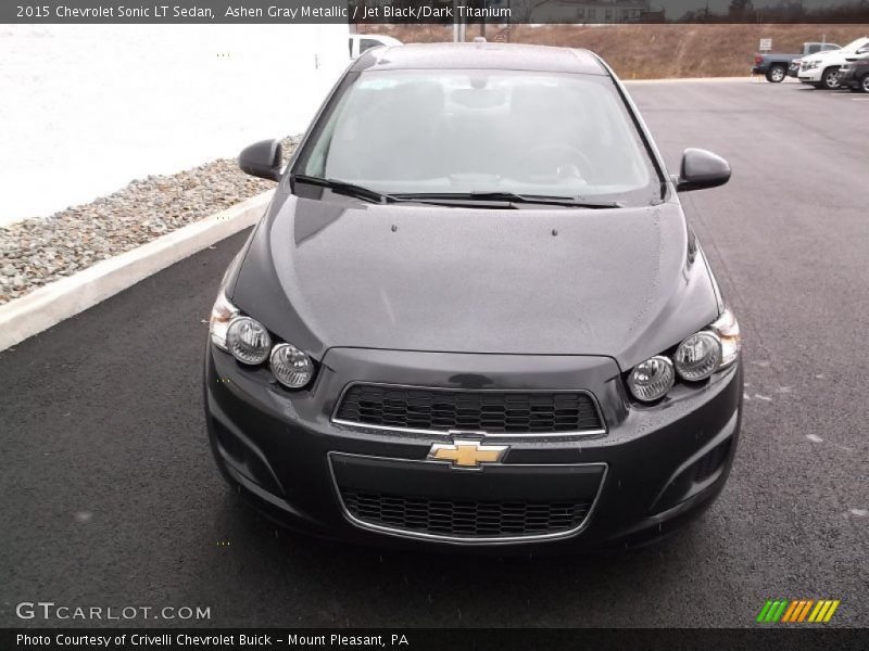 Ashen Gray Metallic / Jet Black/Dark Titanium 2015 Chevrolet Sonic LT Sedan