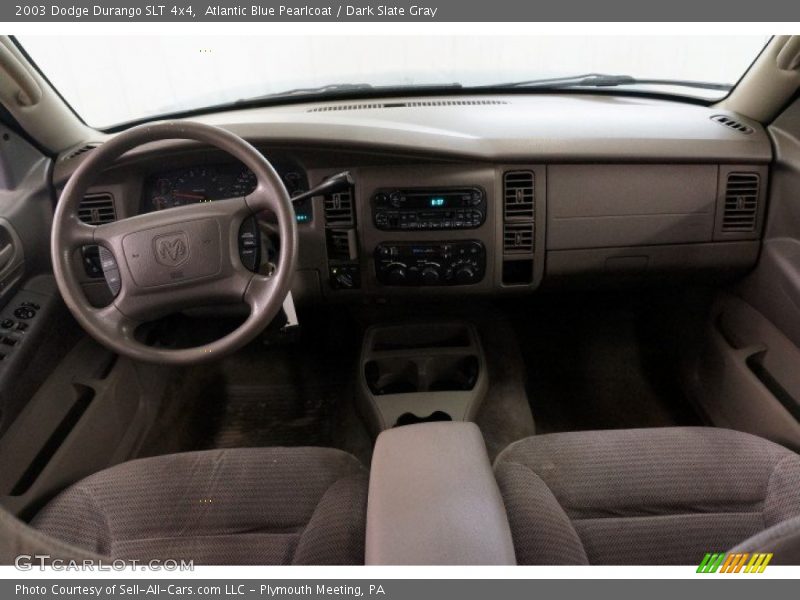 Atlantic Blue Pearlcoat / Dark Slate Gray 2003 Dodge Durango SLT 4x4