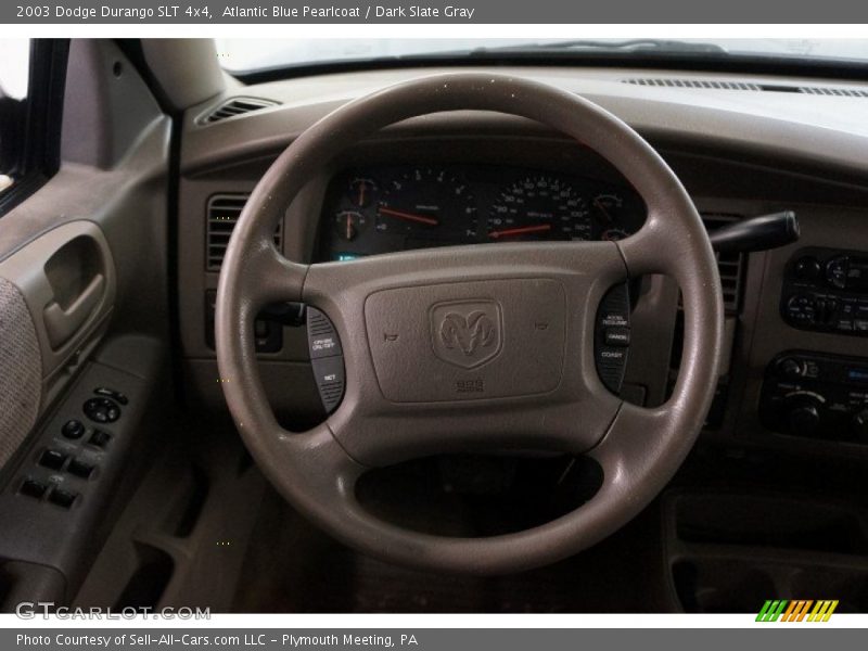 Atlantic Blue Pearlcoat / Dark Slate Gray 2003 Dodge Durango SLT 4x4