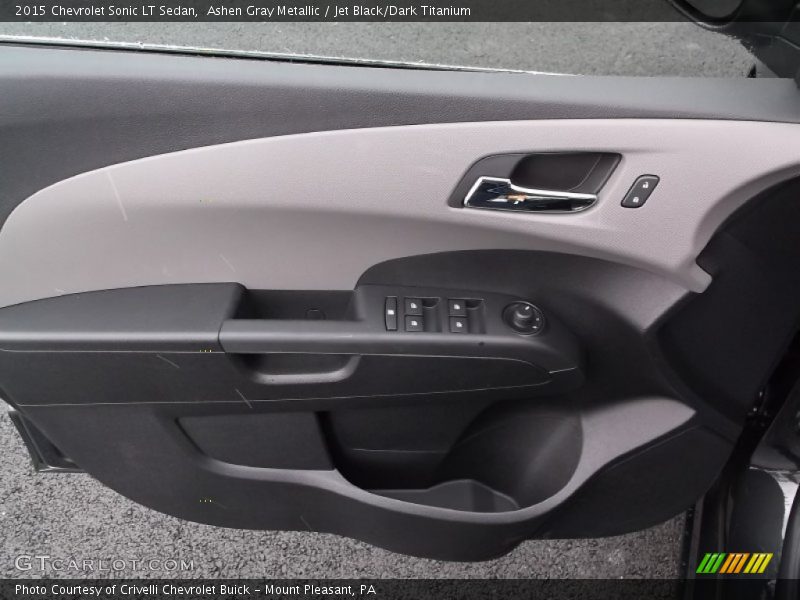 Ashen Gray Metallic / Jet Black/Dark Titanium 2015 Chevrolet Sonic LT Sedan