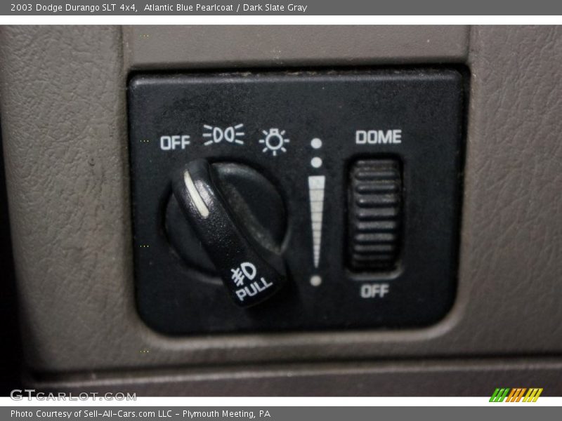 Atlantic Blue Pearlcoat / Dark Slate Gray 2003 Dodge Durango SLT 4x4