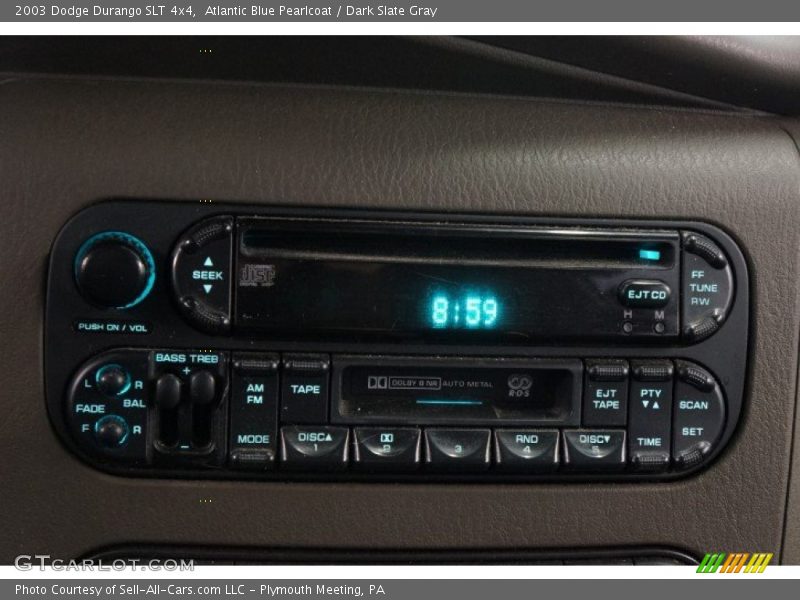 Atlantic Blue Pearlcoat / Dark Slate Gray 2003 Dodge Durango SLT 4x4