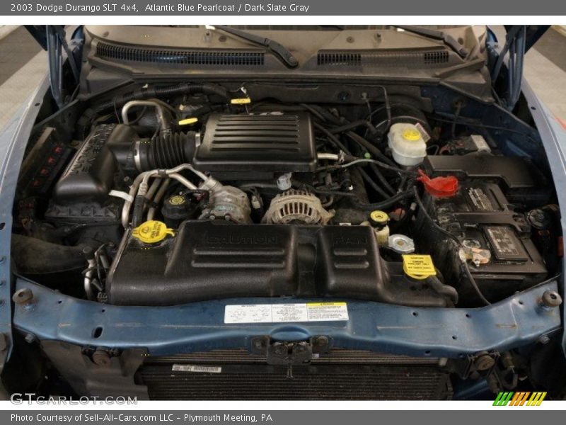 Atlantic Blue Pearlcoat / Dark Slate Gray 2003 Dodge Durango SLT 4x4
