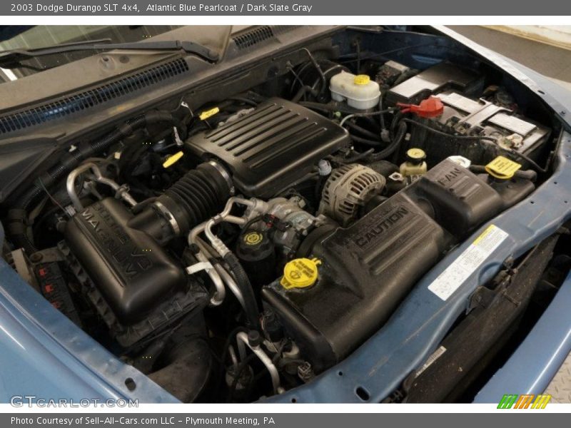 Atlantic Blue Pearlcoat / Dark Slate Gray 2003 Dodge Durango SLT 4x4