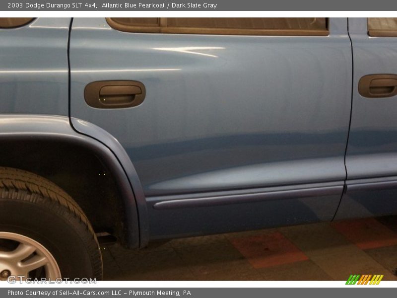 Atlantic Blue Pearlcoat / Dark Slate Gray 2003 Dodge Durango SLT 4x4