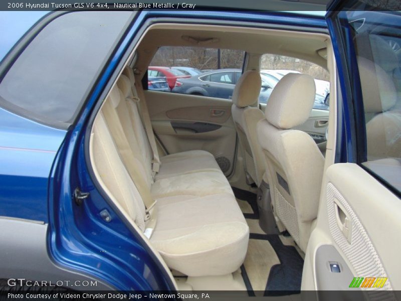 Nautical Blue Metallic / Gray 2006 Hyundai Tucson GLS V6 4x4