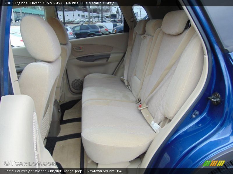 Nautical Blue Metallic / Gray 2006 Hyundai Tucson GLS V6 4x4