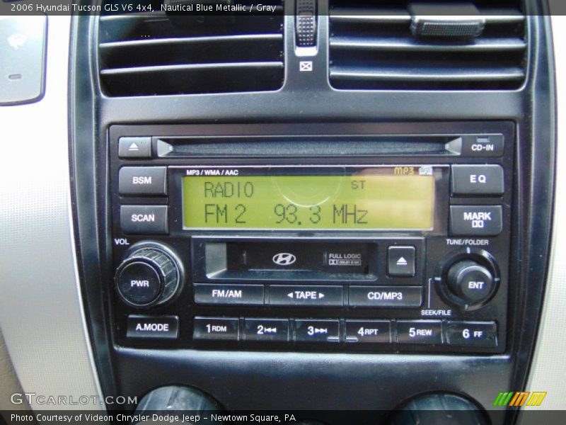 Nautical Blue Metallic / Gray 2006 Hyundai Tucson GLS V6 4x4