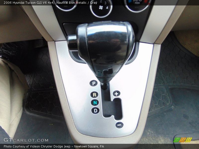 Nautical Blue Metallic / Gray 2006 Hyundai Tucson GLS V6 4x4