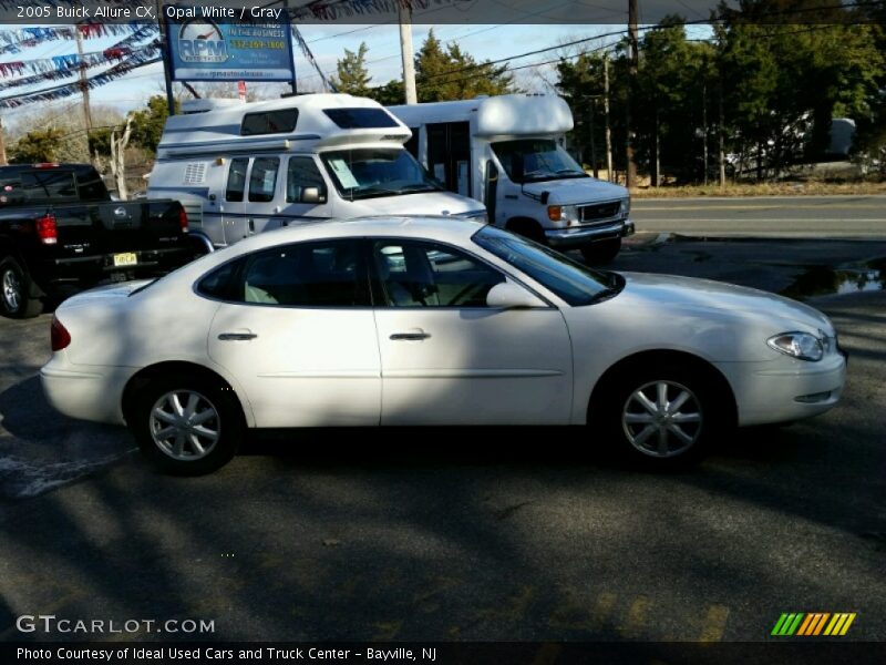 Opal White / Gray 2005 Buick Allure CX