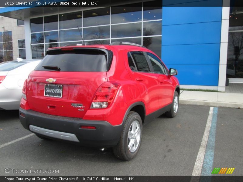 Blaze Red / Jet Black 2015 Chevrolet Trax LT AWD