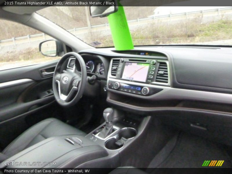 Attitude Black Metallic / Black 2015 Toyota Highlander XLE AWD