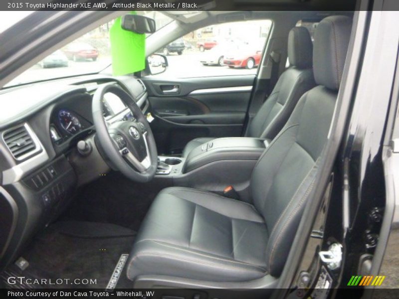 Attitude Black Metallic / Black 2015 Toyota Highlander XLE AWD