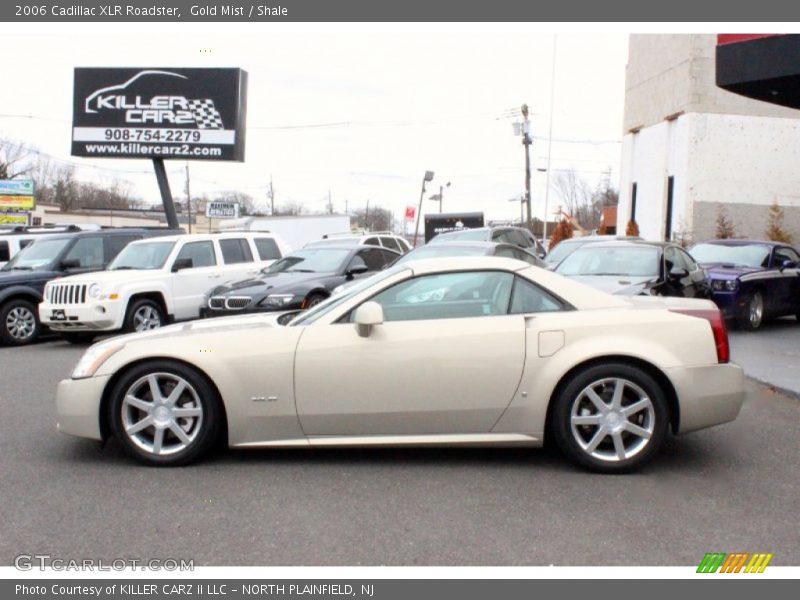 Gold Mist / Shale 2006 Cadillac XLR Roadster