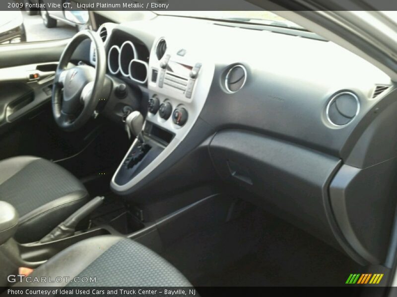Liquid Platinum Metallic / Ebony 2009 Pontiac Vibe GT