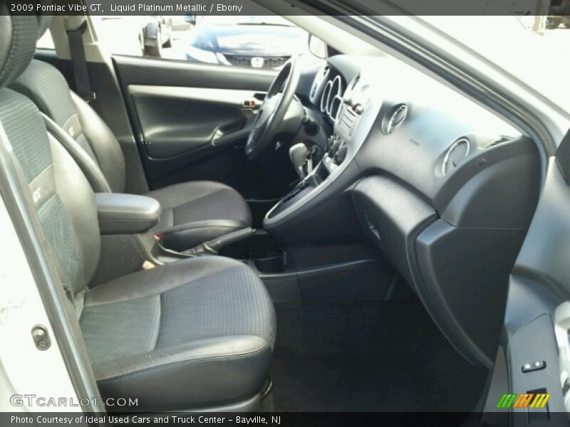 Liquid Platinum Metallic / Ebony 2009 Pontiac Vibe GT