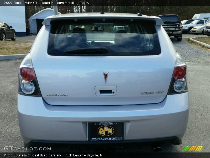 Liquid Platinum Metallic / Ebony 2009 Pontiac Vibe GT