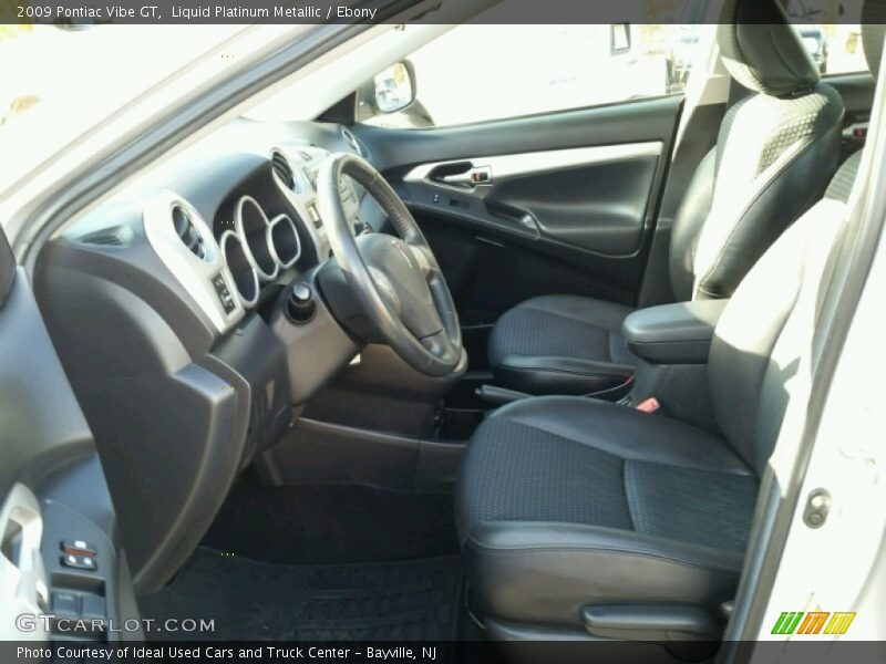Liquid Platinum Metallic / Ebony 2009 Pontiac Vibe GT