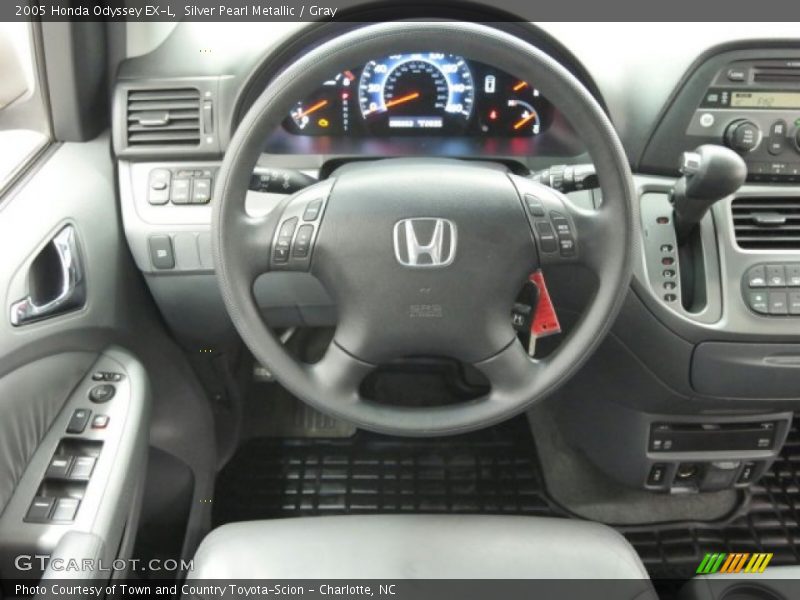 Silver Pearl Metallic / Gray 2005 Honda Odyssey EX-L