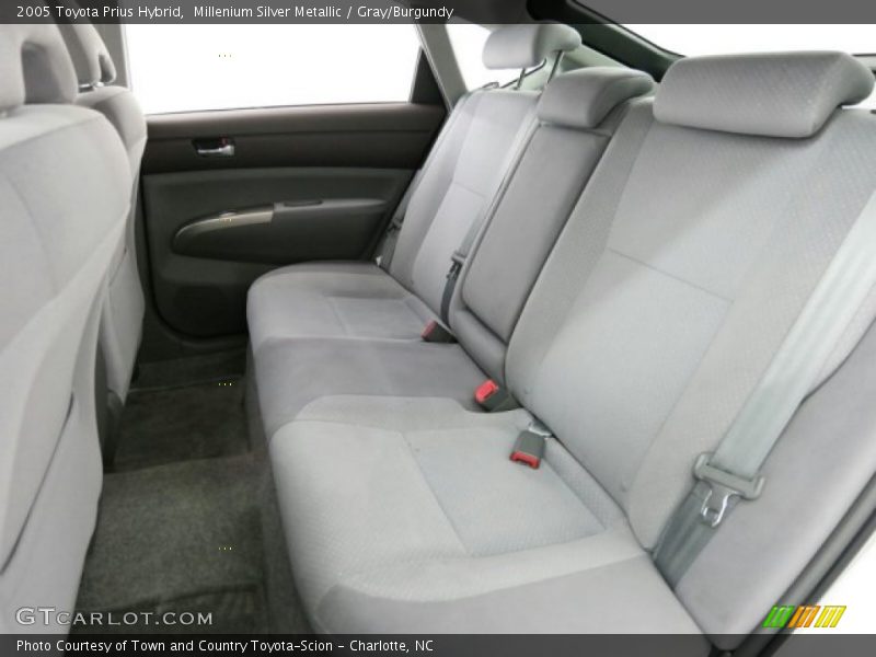 Millenium Silver Metallic / Gray/Burgundy 2005 Toyota Prius Hybrid