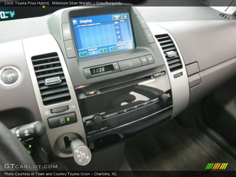 Millenium Silver Metallic / Gray/Burgundy 2005 Toyota Prius Hybrid