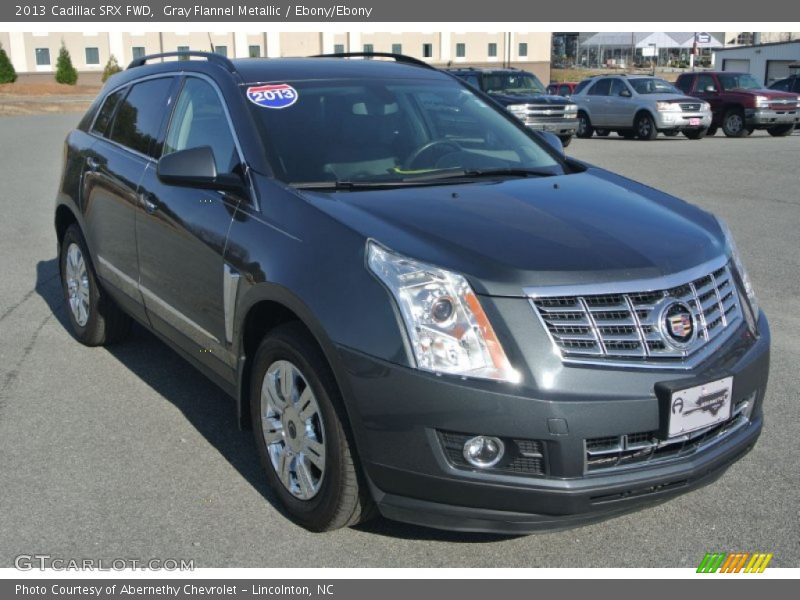 Gray Flannel Metallic / Ebony/Ebony 2013 Cadillac SRX FWD