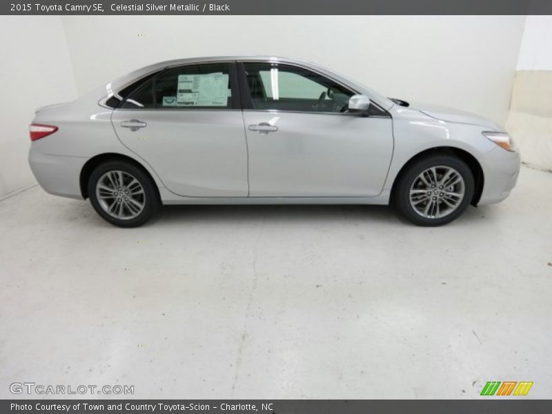 Celestial Silver Metallic / Black 2015 Toyota Camry SE
