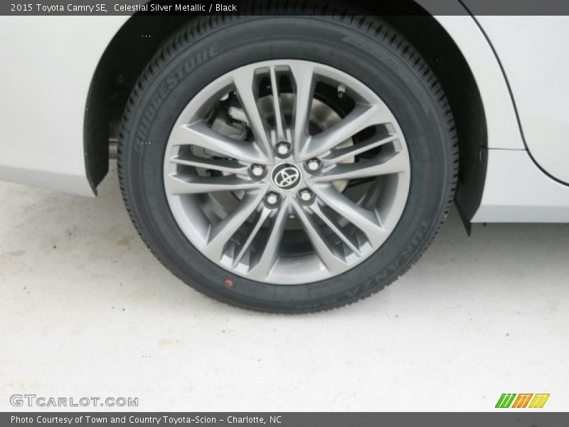Celestial Silver Metallic / Black 2015 Toyota Camry SE