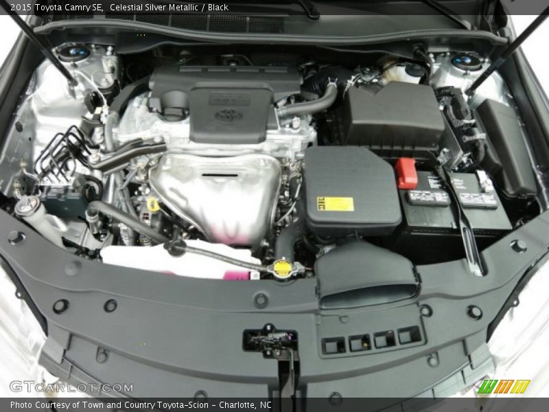 Celestial Silver Metallic / Black 2015 Toyota Camry SE