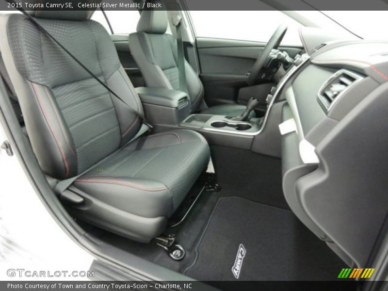 Celestial Silver Metallic / Black 2015 Toyota Camry SE