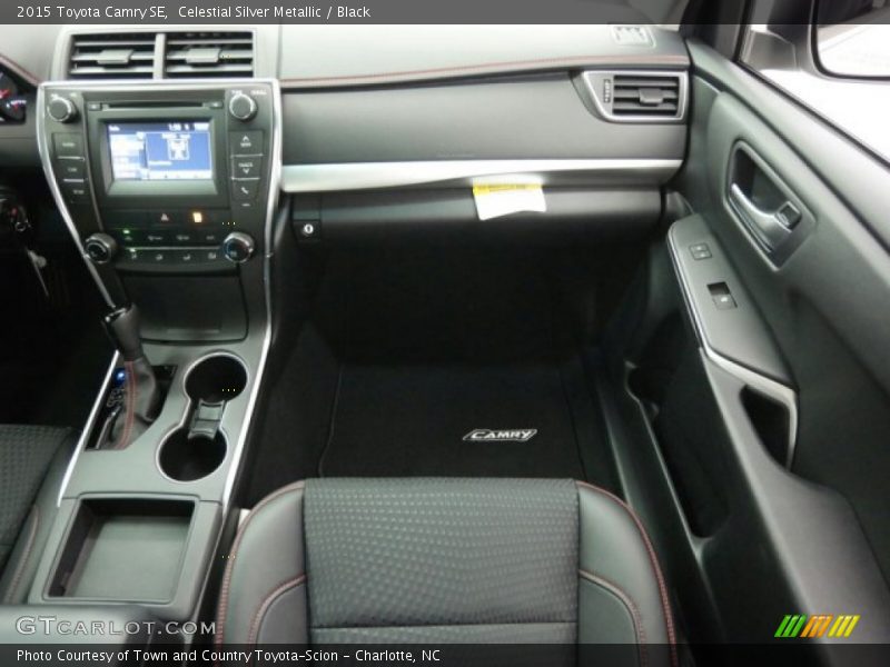 Celestial Silver Metallic / Black 2015 Toyota Camry SE
