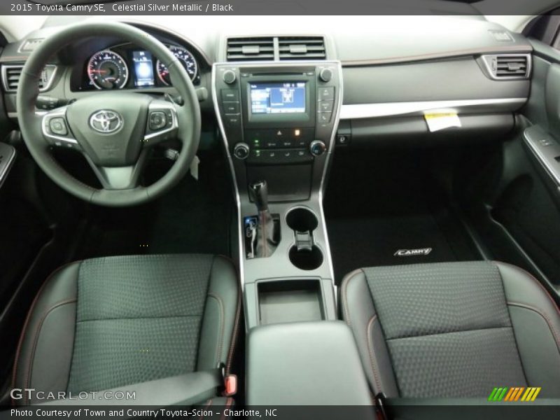 Celestial Silver Metallic / Black 2015 Toyota Camry SE