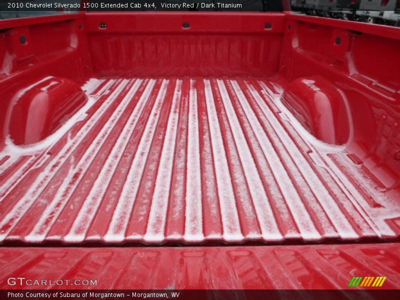 Victory Red / Dark Titanium 2010 Chevrolet Silverado 1500 Extended Cab 4x4