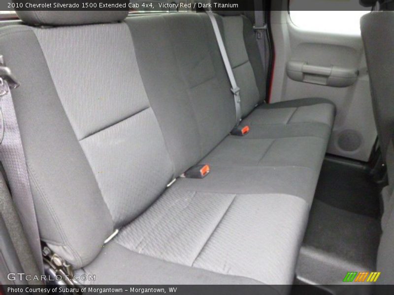 Victory Red / Dark Titanium 2010 Chevrolet Silverado 1500 Extended Cab 4x4