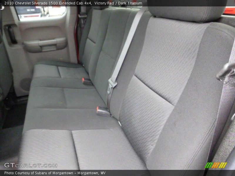 Victory Red / Dark Titanium 2010 Chevrolet Silverado 1500 Extended Cab 4x4