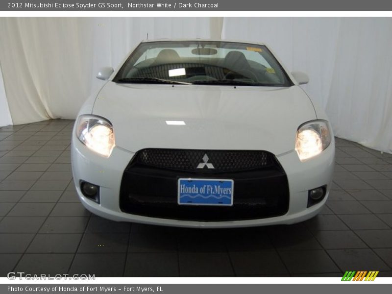 Northstar White / Dark Charcoal 2012 Mitsubishi Eclipse Spyder GS Sport