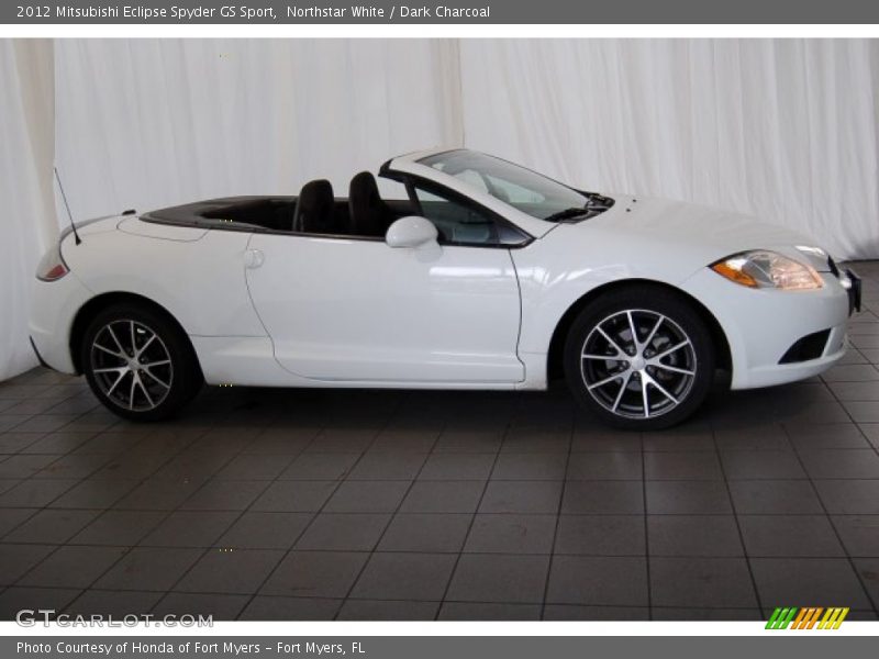 Northstar White / Dark Charcoal 2012 Mitsubishi Eclipse Spyder GS Sport