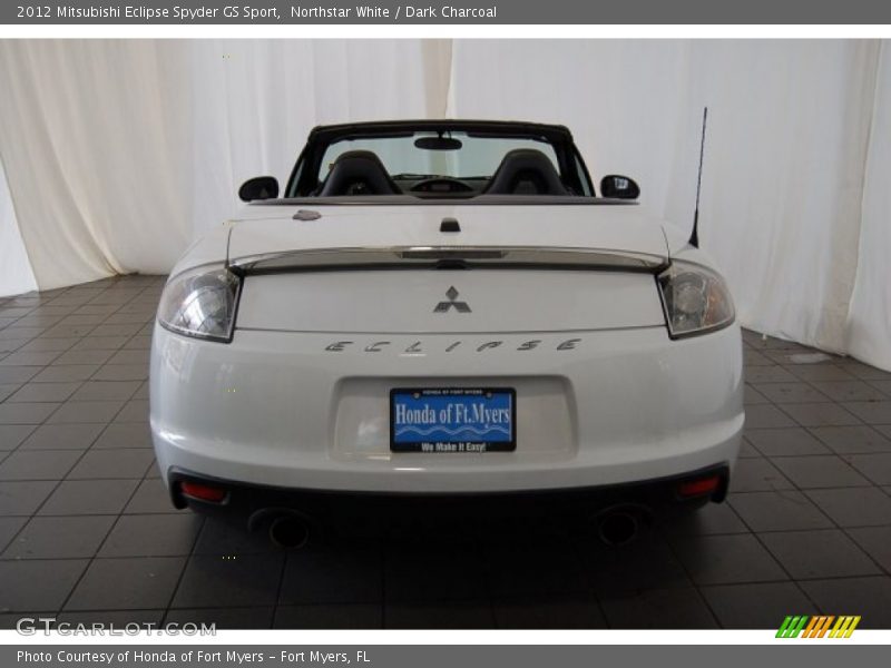 Northstar White / Dark Charcoal 2012 Mitsubishi Eclipse Spyder GS Sport