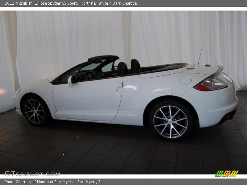 Northstar White / Dark Charcoal 2012 Mitsubishi Eclipse Spyder GS Sport