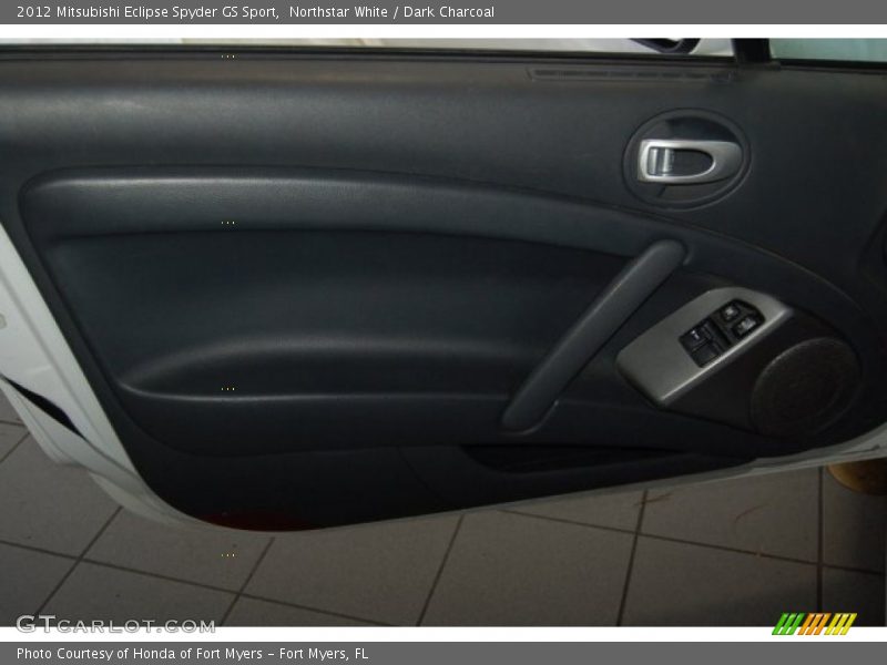 Northstar White / Dark Charcoal 2012 Mitsubishi Eclipse Spyder GS Sport