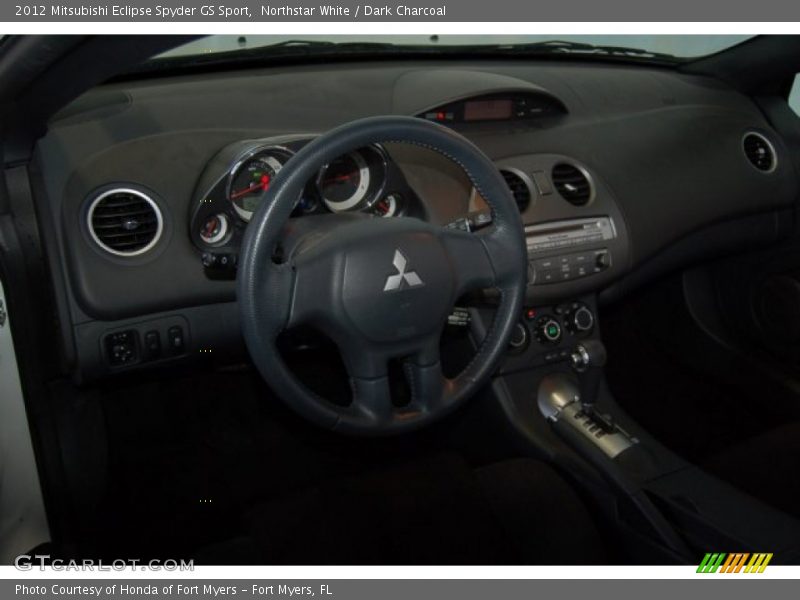 Northstar White / Dark Charcoal 2012 Mitsubishi Eclipse Spyder GS Sport