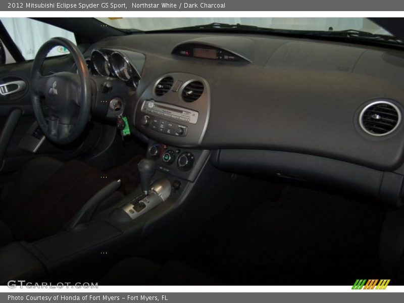 Northstar White / Dark Charcoal 2012 Mitsubishi Eclipse Spyder GS Sport