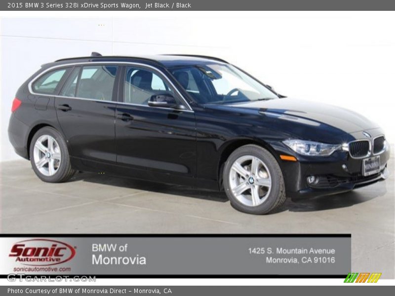 Jet Black / Black 2015 BMW 3 Series 328i xDrive Sports Wagon