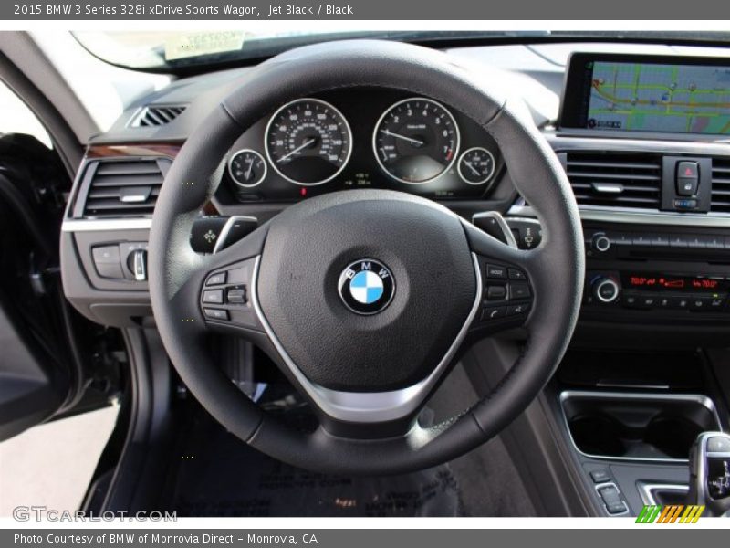 Jet Black / Black 2015 BMW 3 Series 328i xDrive Sports Wagon