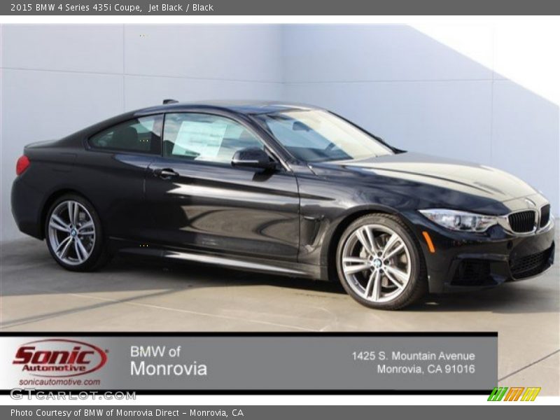 Jet Black / Black 2015 BMW 4 Series 435i Coupe